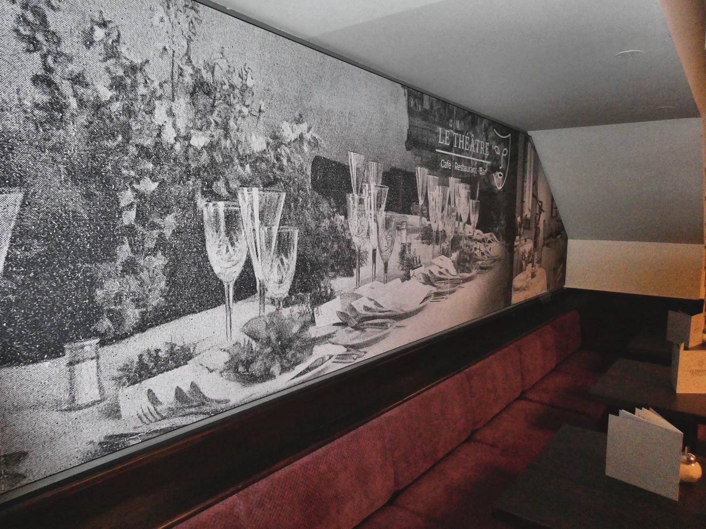 Historische Festtafel als Wandbild
